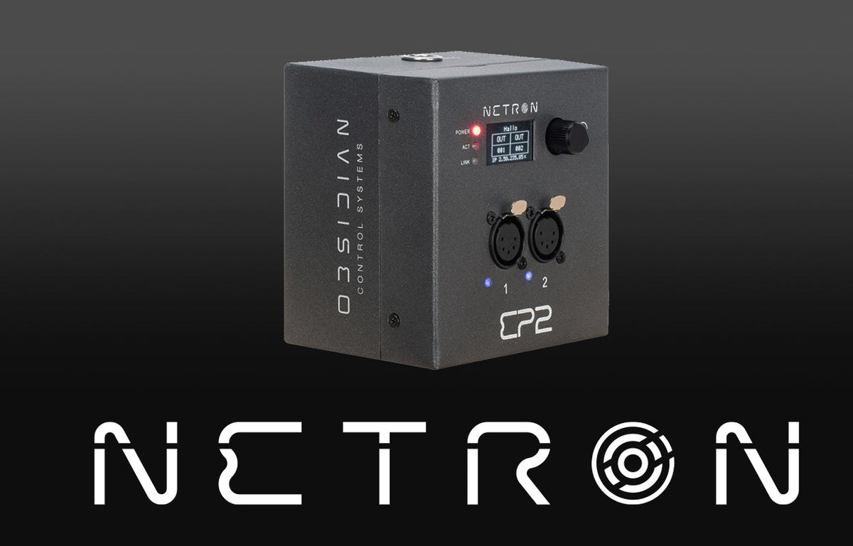 Obsidian Control Systems introduces Flexible, compact NETRON EP2 EtherDMX node