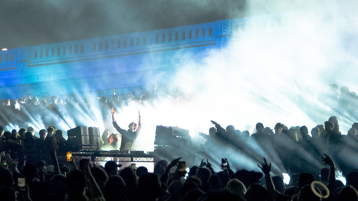 DJ Dimension Downtown LA Show Powered By Elation And Bending Lite