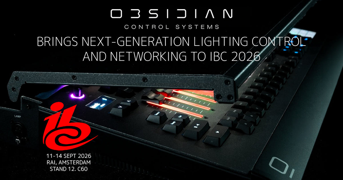 Obsidian Brings Next-Generation Lighting Control and Networking to IBC 2026