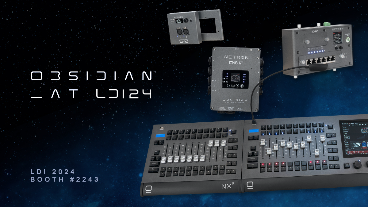 Obsidian To Highlight Latest In ONYX Lighting Control Innovation At LDI 2024