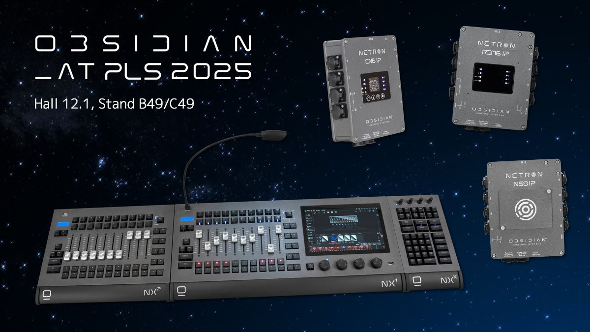Obsidian To Launch New Cutting-Edge ONYX Lighting Control Innovations At Prolight + Sound 2025