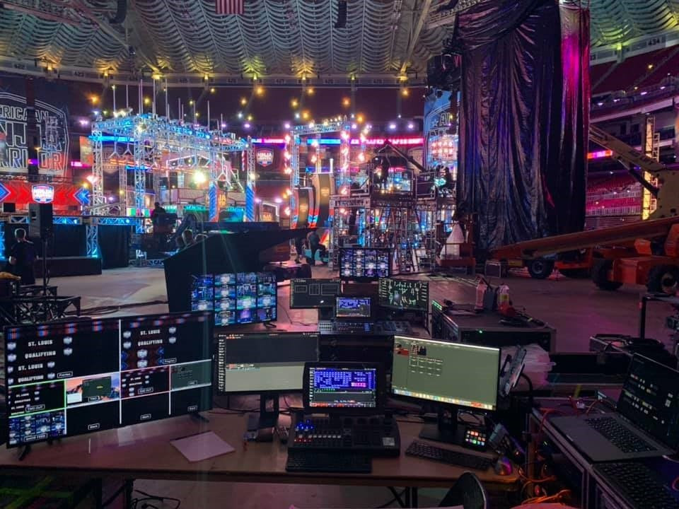 Elation Lighting, Obsidian Control on American Ninja Warrior Season 12