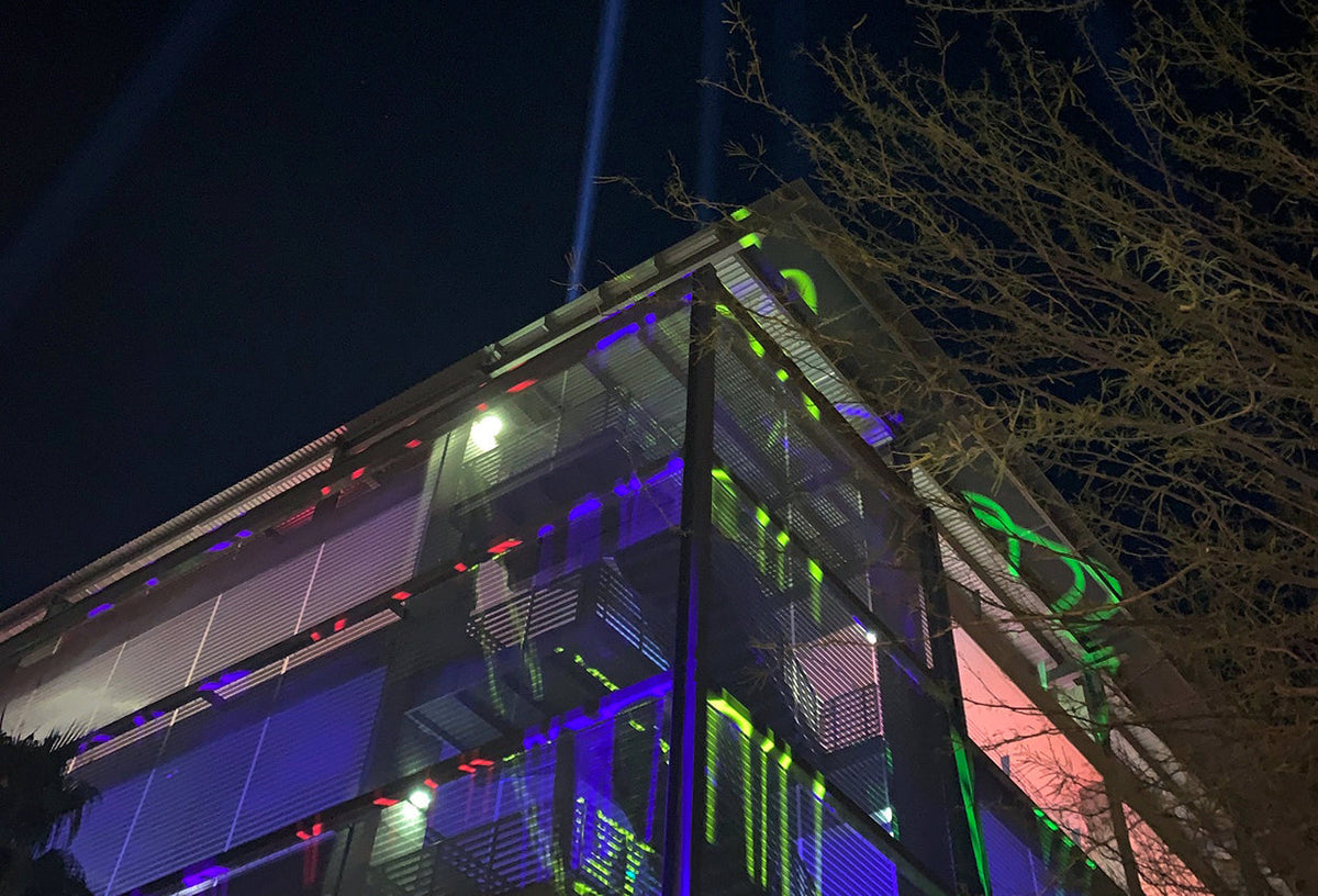 Lightswitch lights drive-thru sensory experience at Arizona State University with Elation and Obsidian