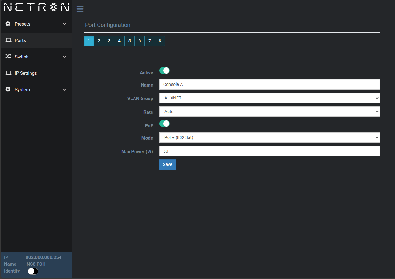 NS8 IP